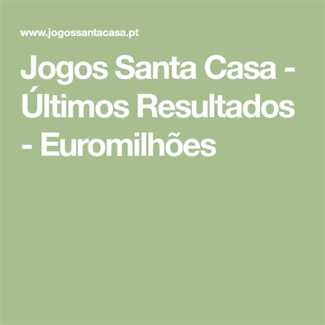 jogos santa casas resultados